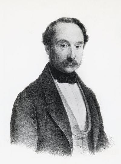 Portret Francesco Rizzoli (1809-1880), włoskiego polityka, lekarza i chirurga, grawer autorstwa Unbekannt Unbekannt
