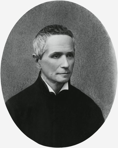 Portret Giulio Isdegerde Cecchi, znanego jako ojciec Filippo Cecchi (1822-1887), włoskiego fizyka, meteorologa i wynalazcy, grawerowanie autorstwa Unbekannt Unbekannt