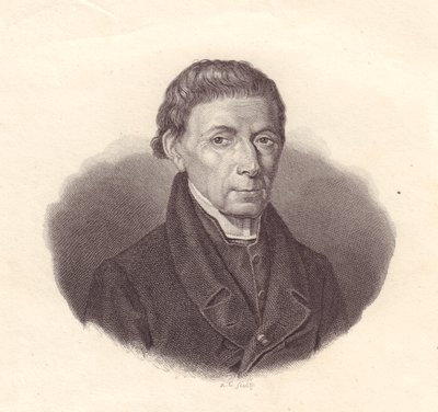 Portret włoskiego matematyka i astronoma Barnaby Oriani (1752-1832), miedzioryt z rysunku Demarchi autorstwa Unbekannt Unbekannt