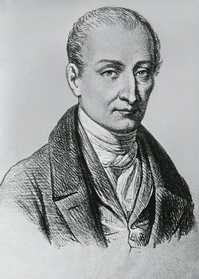 Portret Josepha Nicephore Niepce (1765-1833), francuskiego wynalazcy heliografii autorstwa Unbekannt Unbekannt