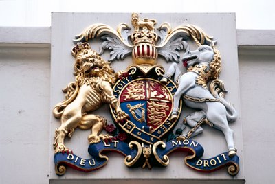 Królewski herb Wielkiej Brytanii, Theatre Royal, Drury Lane autorstwa Unbekannt Unbekannt