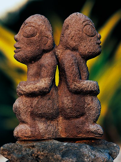 Tiki Gods, Markizy, Polinezja Francuska (terytorium zamorskie Republiki Francuskiej) autorstwa Unbekannt Unbekannt