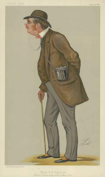 Major E H Egerton autorstwa Liborio Prosperi