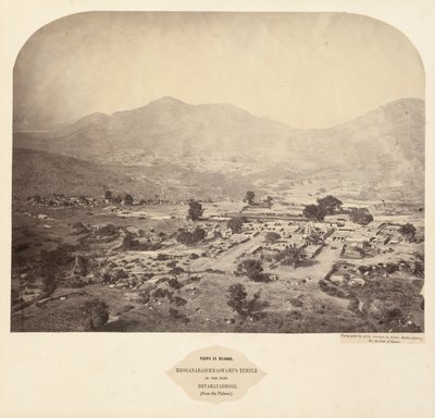 Widoki w Mysore: świątynia Bhoganarasimhaswamis, fort, Devarayadroog..., 1862-1865. autorstwa Lieutenant Colonel Henry Dixon