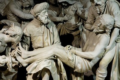 Złożenie do grobu i omdlenie Dziewicy (kamień) autorstwa Ligier Richier