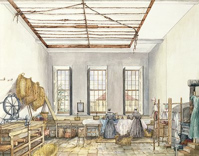 Pralnia w Aynhoe, 23 lutego 1847 r. autorstwa Lili Cartwright