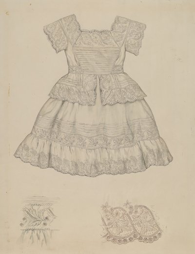 Sukienka dziecięca, 19351942. autorstwa Lillian Causey