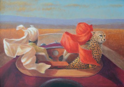 W drodze turbany + gepard autorstwa Lincoln Seligman