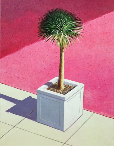 Mała palma, 1995 (akryl na płótnie) autorstwa Lincoln Seligman