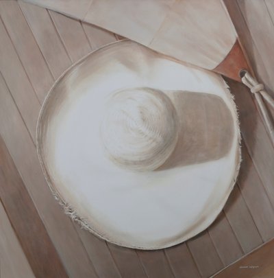 Podróżny Kapelusz, 2012 (akryl na płótnie) autorstwa Lincoln Seligman