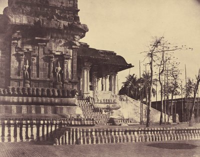 Tanjore: Wielka Pagoda, wejście wychodzące na zewnątrz, marzec-kwiecień 1858 (zdjęcie) autorstwa Linnaeus Tripe