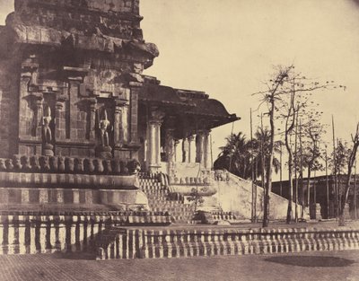 Tanjore: Wielka Pagoda, wejście skierowane na zewnątrz autorstwa Linnaeus Tripe