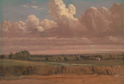 Krajobraz z polem pszenicy, ca. Lata 50. XIX wieku. autorstwa Lionel Constable