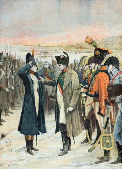 Napoleon dekoruje Marie Jeanne Schellinck w 1808 r. autorstwa Lionel Noel Royer