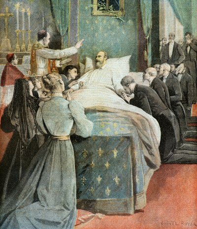 Śmierć hrabiego Paryża autorstwa Lionel Noel Royer