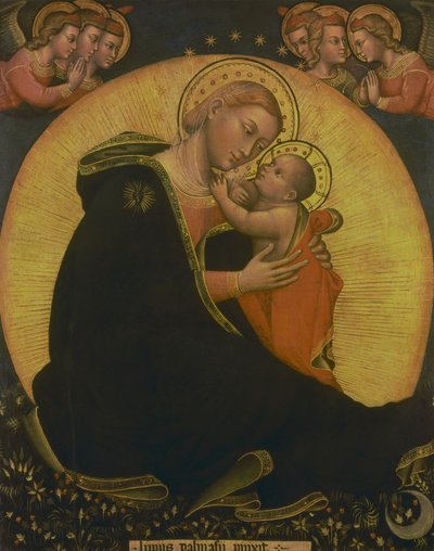 Madonna Pokory, 1390-1400 (tempera na płótnie) autorstwa Lippo di Dalmasio