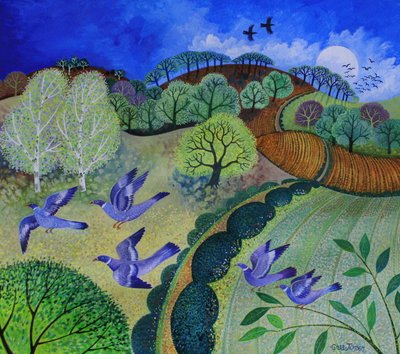 Lot, 2009, (akryl na papierze) autorstwa Lisa Graa Jensen