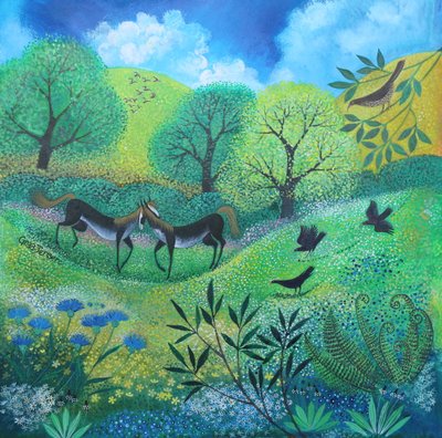 Horse Field, 2025 r. autorstwa Lisa Graa Jensen