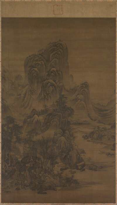 Krajobraz w stylu Jurana, 1368-1644. autorstwa Liu Du