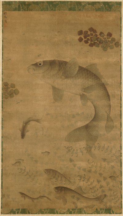 Skaczący karp autorstwa Liu Jie