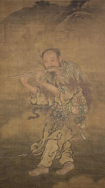 Taoistyczny Nieśmiertelny Han Xiangzi, niedatowany, koniec XV-początek XVI wieku. autorstwa Liu Jun