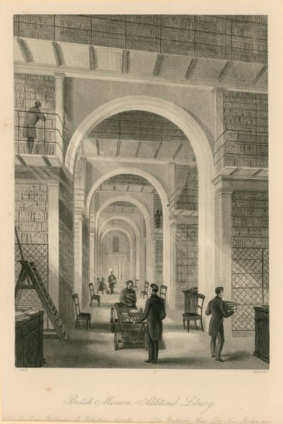 Muzeum Brytyjskie, Dodatkowa Biblioteka autorstwa Llewellyn Jewitt