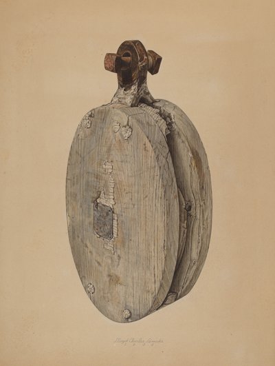 Blok fałowy, 1939. autorstwa Lloyd Charles Lemcke