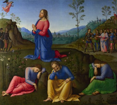 Agonia w ogrodzie, c. 1502-1503 autorstwa Lo Spagna