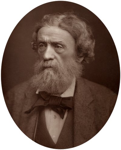Charles Thomas Newton, CB, DCL, profesor archeologii w University College London, 1883. autorstwa Lock and Whitfield