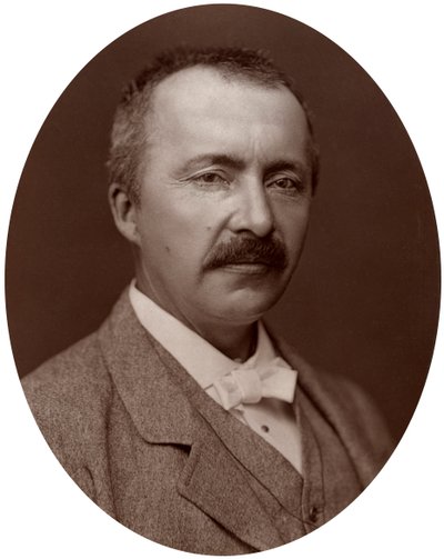 Dr Heinrich Schliemann, niemiecki archeolog homerycki, 1877. autorstwa Lock and Whitfield