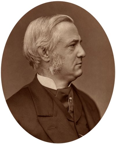 Frederick Max Muller, profesor filologii porównawczej na Uniwersytecie Oksfordzkim, 1878. autorstwa Lock and Whitfield
