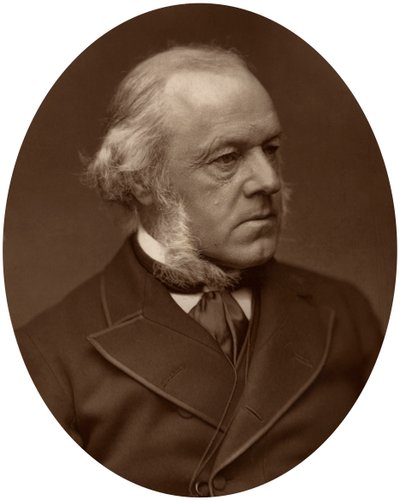 Henry Austin Bruce, 1. baron Aberdare, mąż stanu, 1882. autorstwa Lock and Whitfield