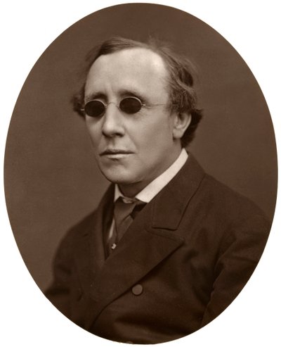Henry Fawcett, MP, profesor ekonomii politycznej na Uniwersytecie w Cambridge, 1876. autorstwa Lock and Whitfield