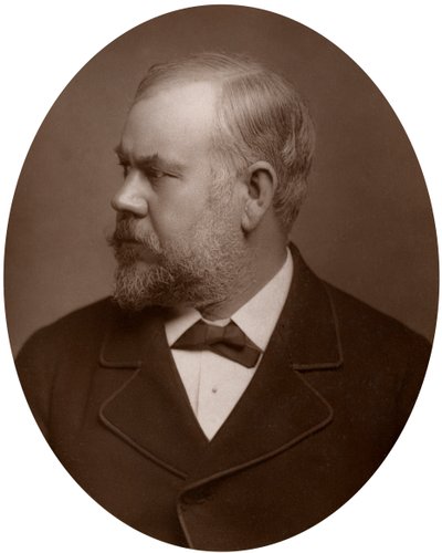 Henry Hugh Armstead, RA, brytyjski rzeźbiarz i ilustrator, 1883. autorstwa Lock and Whitfield