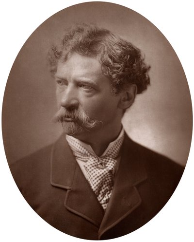 Joseph Edgar Boehm, RA, brytyjski rzeźbiarz, 1883. autorstwa Lock and Whitfield