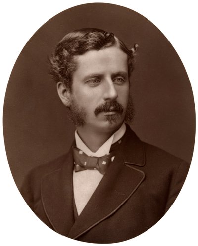 Lord George Hamilton, poseł do parlamentu, podsekretarz stanu ds. Indii, 1876. autorstwa Lock and Whitfield