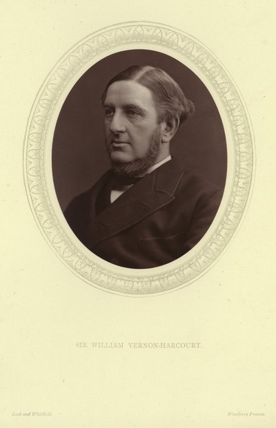 Portret Sir Williama Vernona Harcourta autorstwa Lock and Whitfield