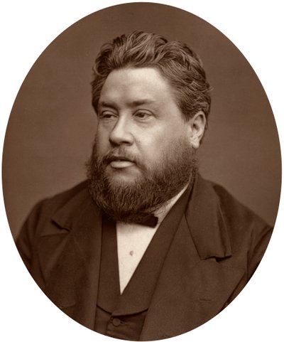 Wielebny Charles Haddon Spurgeon, pastor Metropolitan Tabernacle, 1880. autorstwa Lock and Whitfield
