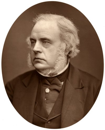 Prawy Hon John Bright, poseł z Birmingham, 1876. autorstwa Lock and Whitfield