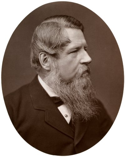 Szanowny Panie sir Stafford Henry Northcote, Bart, poseł, kanclerz skarbu, 1877. autorstwa Lock and Whitfield