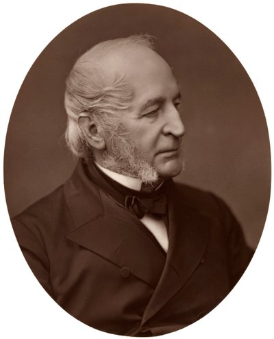Right Hon Spencer Walpole, poseł, brytyjski konserwatywny polityk, 1876. autorstwa Lock and Whitfield
