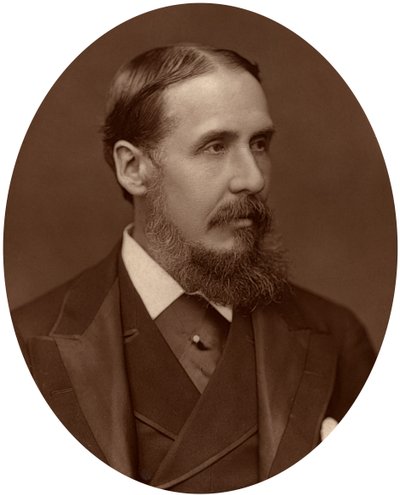 Sir Charles Rivers Wilson, rycerz, urzędnik państwowy i finansista, ok. 1880 r. autorstwa Lock and Whitfield