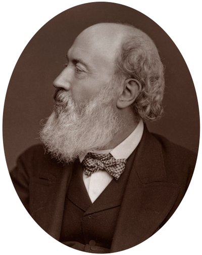 Sir John Gilbert, RA, prezes Stowarzyszenia Malarzy Akwarelowych, 1877. autorstwa Lock and Whitfield