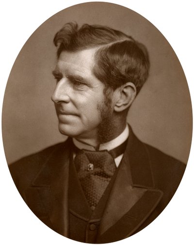 Wiceadmirał Sir John Edmund Commerell, KCB, VC, brytyjski oficer marynarki, 1883. autorstwa Lock and Whitfield