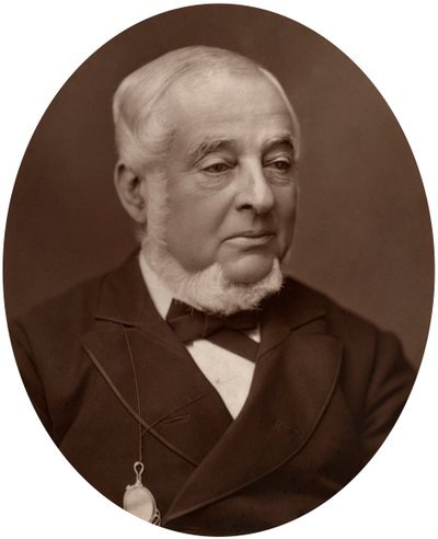 Warren de la Rue, brytyjski astronom i fizyk, 1882. autorstwa Lock and Whitfield