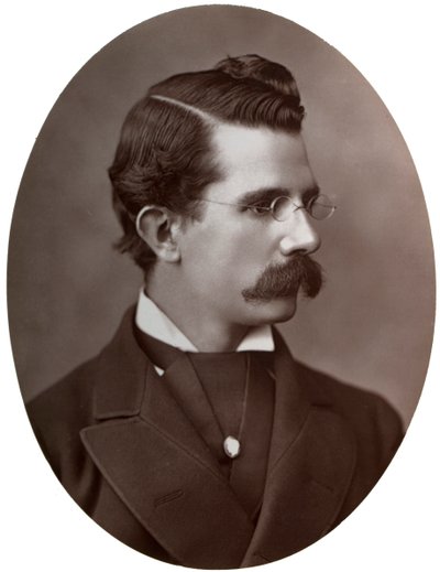 William Black, brytyjski powieściopisarz, 1877. autorstwa Lock and Whitfield