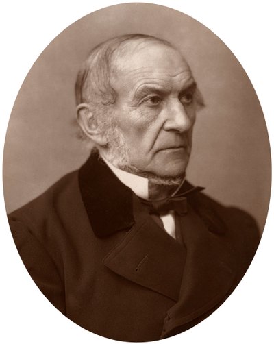 William Ewart Gladstone MP, brytyjski premier liberalny, 1882. autorstwa Lock and Whitfield