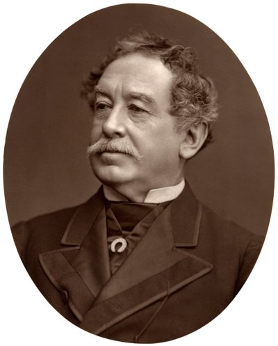 William Howard Russell, Esq, LLD, irlandzki dziennikarz, 1876. autorstwa Lock and Whitfield