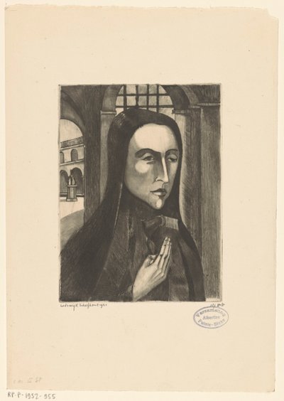 Korsykanka Femme Corse (tytuł oryginalny) autorstwa Lodewijk Schelfhout (signed by artist)