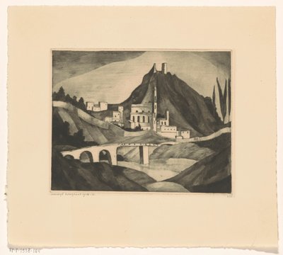 Corte I (tytuł oryginalny) autorstwa Lodewijk Schelfhout (signed by artist)